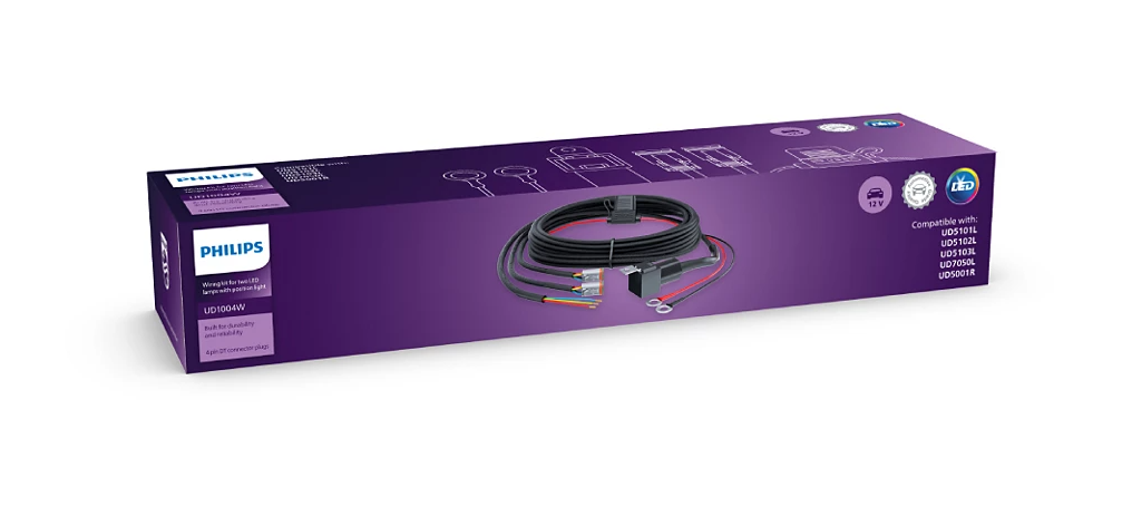 Philips Ultinon Drive 1004W 2XDT4 wire harness kit