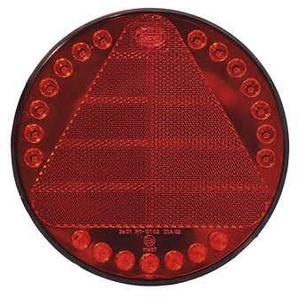 Dasteri LED-R&uuml;ckleuchte 3 Funktionen &Oslash;148mm