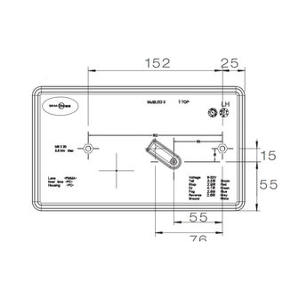 Asp&ouml;ck R&uuml;ckleuchte MultiLED II Rechts 8P