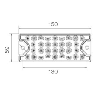 Asp&ouml;ck MiniLED II LED R&uuml;ckleucht Kabel + ASS3 Stecker