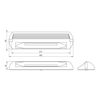 Dasteri LED Innenleuchte 30CM High Power