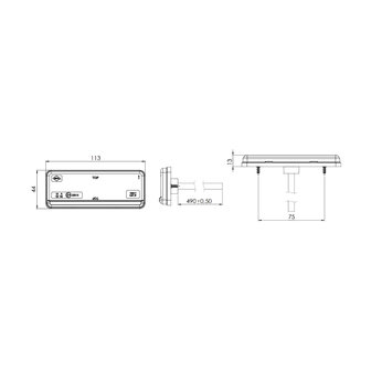 Horpol LED Postionsleuchte Orange + Blinker LKD 2511