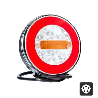 Fristom FT-110 Neon-look LED R&uuml;ckleuchte 3-Funktionen