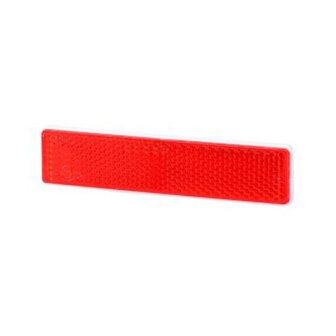 Horpol Reflektor Rechteckig mit Klebestreifen 103x21mm Rot