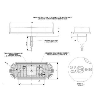 Horpol LED Positionsleuchte Wei&szlig; 12-24V LD 632