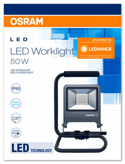 Osram 50W LED Arbeitsscheinwerfer 230V Mit Tragegriff