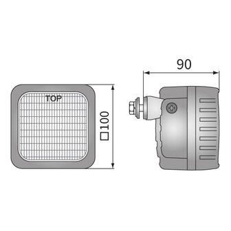 Wesem LED Breitstrahler Hinter Montage 2500LM