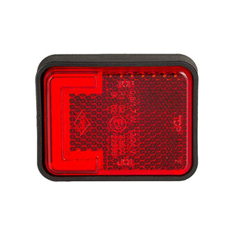 Horpol LED Positionsleuchte Rot + Reflektor NEON Look