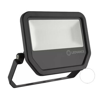 Ledvance 50W LED Fluter 230V Schwarz 4000K Neutralwei&szlig;