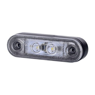 Horpol LED Postionsleuchte Wei&szlig; Oval Flache Montage LD-956