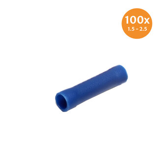 Steckverbinder isoliert Blau (1.5-2.5mm) 100 St&uuml;ck