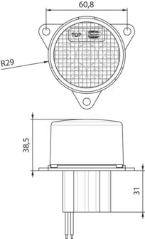 Dasteri LED-Nebelscheinwerfer 9-33V