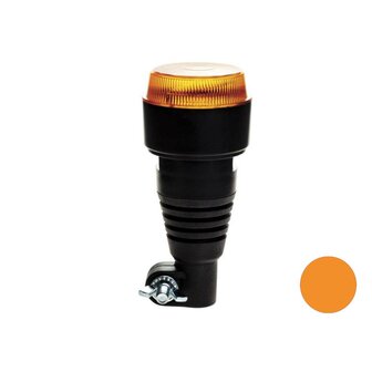 Dasteri LED Warnleuchte Mit Flexibler Schwenkarm Orange