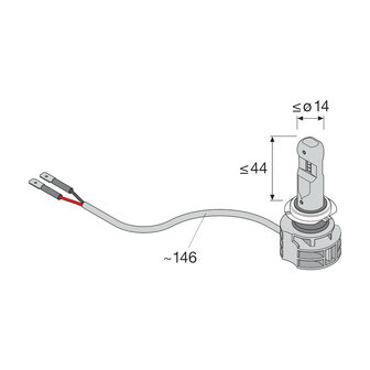 Osram H7 LED Hauptscheinwerfer PX26d 12-24 Volt Pro st&uuml;ck | OFF-ROAD ONLY