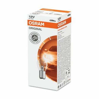 Osram Gl&uuml;hbirne BA15d 12V Original Line 10 St&uuml;ck