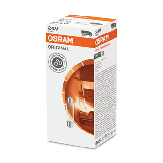 Osram Gl&uuml;hbirne 24V Original Line SV8.5-8 10 St&uuml;ck