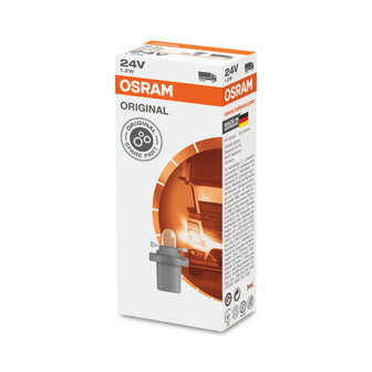 Osram Gl&uuml;hbirne 24V Original Line Grau B8.5d 10 St&uuml;ck