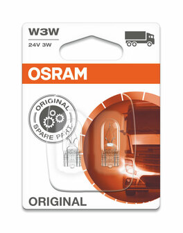Osram Gl&uuml;hbirne 24V Original Line W3W, W2.1x9.5d 2 St&uuml;ck