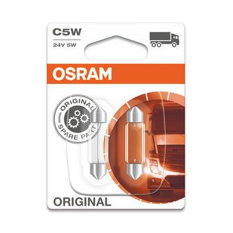 Osram Gl&uuml;hbirne 24V Original Line C5W, SV8.5-8 2 St&uuml;ck