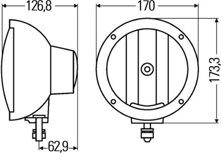 Hella Verstr Luminator compact Xenon 12V | 1F3 009 094-142