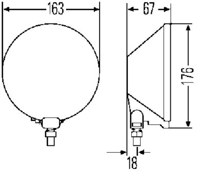 Hella Verstr Comet 500 zKap H3 | 1F4 005 750-611