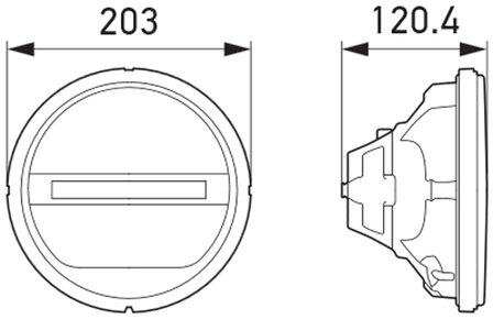 Hella Verstr unit Luminator + Rallye 3003 led | 1F8 241 430-011