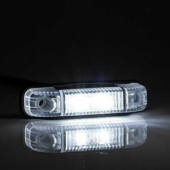 Fristom LED Positionsleuchte Wei&szlig; transparent FT-013 B LED