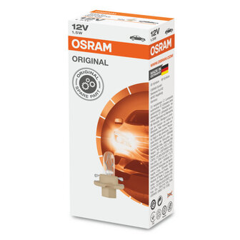 Osram Gl&uuml;hbirne 12V BX8.4d Original Line 10 St&uuml;ck