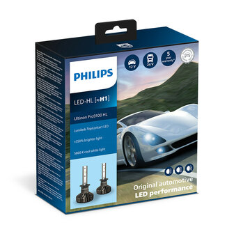 Philips H1 LED Hauptscheinwerfer P14,5s 12/24V 2 St&uuml;ck