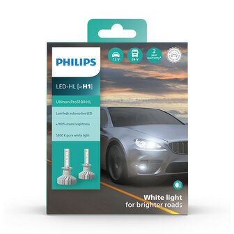Philips H1 LED Hauptscheinwerfer 12/24V 12,5W 2 St&uuml;ck