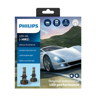 Philips HIR2 LED Hauptscheinwerfer 12-24V 20W 2 St&uuml;ck