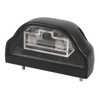 Dasteri LED-Kennzeichenleuchte Schwarz 12V