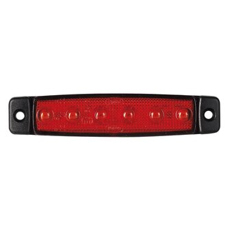 Dasteri LED Positionsleuchte Rot 24V
