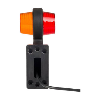 Horpol LED Begrenzungsleuchte 12-24V Orange-Rot NEON Look Rechts