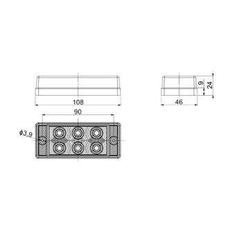 Horpol LED Nebelschlussleuchte Kompakt LPD 591