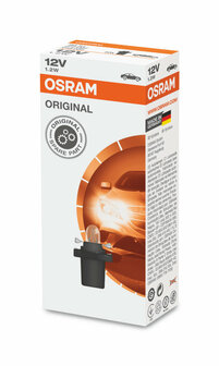 Osram Gl&uuml;hbirne B8.5d 12V Original Line 10 St&uuml;ck