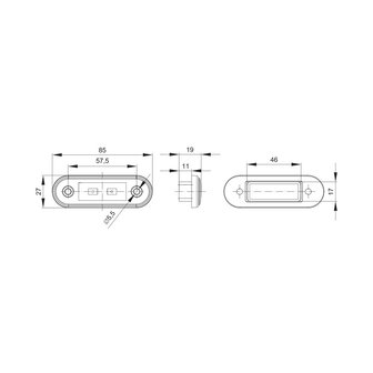 Fristom LED Positionsleuchte Gr&uuml;n FT-015