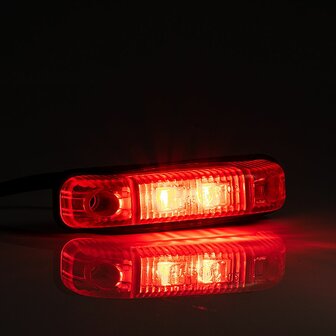 Fristom FT-013 C LED Positionsleuchte Rot transparent