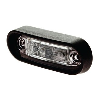 Dasteri LED Kennzeichenleuchte Mit Gummigeh&auml;use 12V