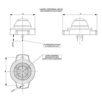 Horpol LED Postionsleuchte Gr&uuml;n Rund LD-510