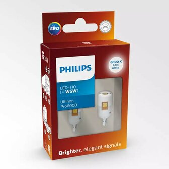 Philips W5W LED Retrofit Wei&szlig; 6000K 24V 2 St&uuml;ck