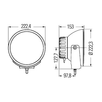 Hella Verstr Luminator Xenon 24V | 1F8 007 560-731