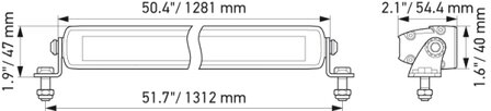 Hella LED Slim Lightbar 50&quot; | 1FJ 358 176-331