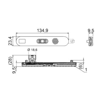 Hella LED Positionsleuchte Orange 24V | 2PS 009 226-011