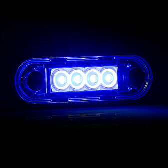 Fristom FT-073 N LED-Markierungsleuchte Blau Kurz