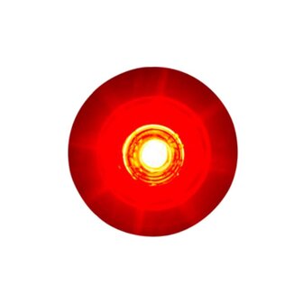 Horpol LED Positionsleuchte Rot Rund &Oslash;28mm Einbau LD-2630