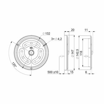 Horpol LED Innenleuchte + Sensor Kalt Wei&szlig; LWD 2759