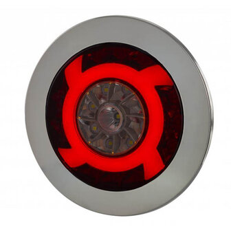 Horpol LED R&uuml;ckleuchte Chrom Lucy 122mm LZD 2425