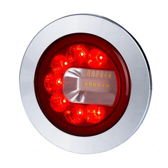 Horpol LED Nebel- R&uuml;ckfahrscheinwerfer Rechts Chrome LUNA LZD 2453