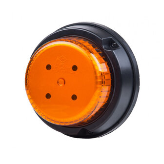 Horpol LED Rundumleuchte Flache Montage Orange LDO-2663 R/F